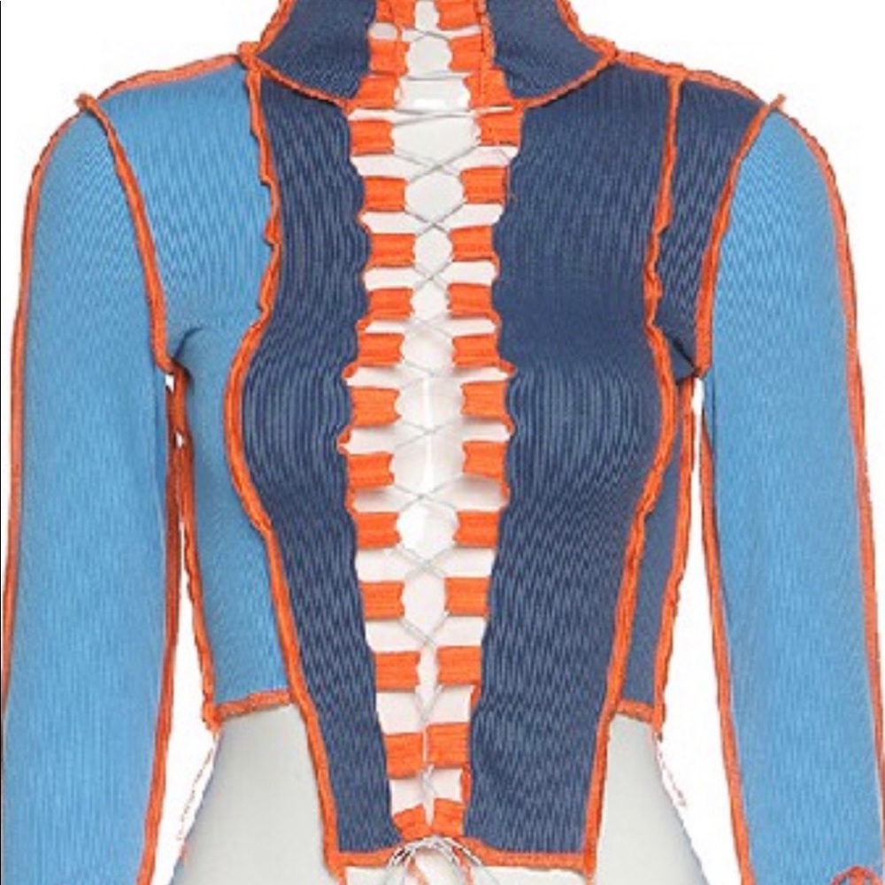 Give him the blues top with sleeves
